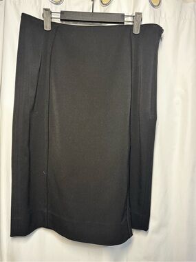 White House Black Market Black Tailored Pencil Skirt